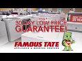 Famous Tate Appliance Shopping