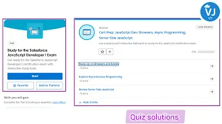 Study for the Salesforce JavaScript Dev I Exam Browsers Async Server-Side JavaScript