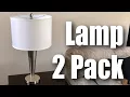 Geoff Brushed Steel USB Table Lamps by 360 Lighting Review
