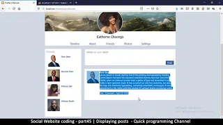Social Website from scratch - Part 45