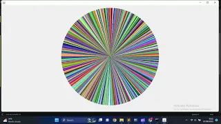 Java Swing Tutorial Create Colorful Rotating Circle Animation using Math