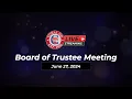 Comal ISD Board of Trustee Meeting - June 27 2024