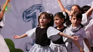 استعراض غزة عمواج البحر من فقرات حفل تخريج أطفال روضة سنابل الفوج الرابع عشر           دندنها