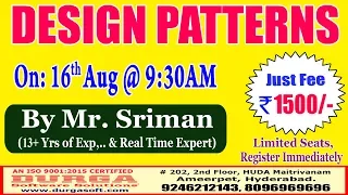 DESIGN PATTERNS Offline Training in DURGASOFT