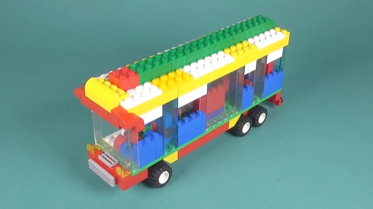 Lego simple RC car chassi with instructions. 