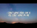 Riton, Raye - I Don't Want You (Lyrics)