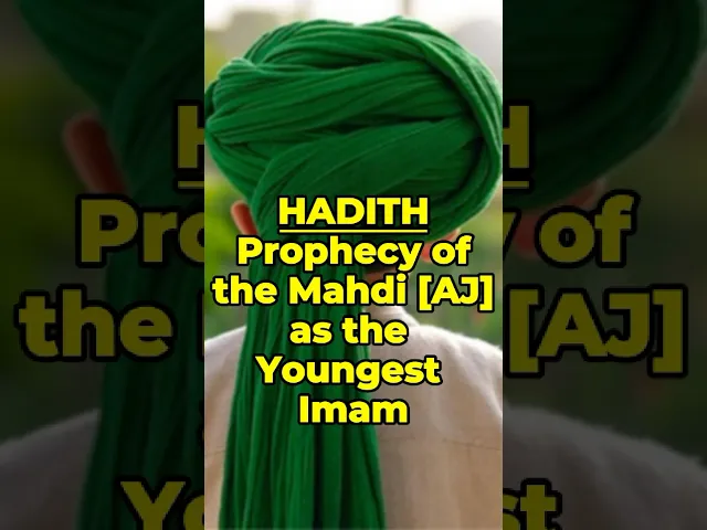⁣Hadith: Prophecy of the Mahdi [AJ] as the Youngest Imam #imammahdi #prophetmuhammad #ahlulbayt