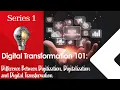Difference between Digitization Digitalization and Digital Transformation