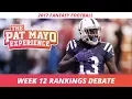 2017 Fantasy Football - Week 12 Rankings Debate Sleepers Starts and Sits