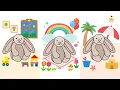 Jellycat Bunny Drawing Free Coloring Pages for Kids