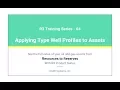 Type Well Profiles Tutorial