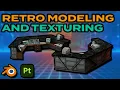 Retro PS1 Inspired 3D Modeling Texturing Tutorial Blender and Substance Painter