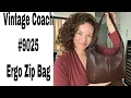 Vintage Coach Ergo Zip Bag Talk