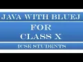 Java With Bluej for ICSE STUDENT Character Set