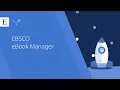 EBSCO eBook Manager