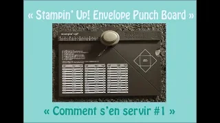 Stampin' Up! Envelope Punch Board #1 \