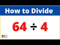 64 divided by 4 64 4