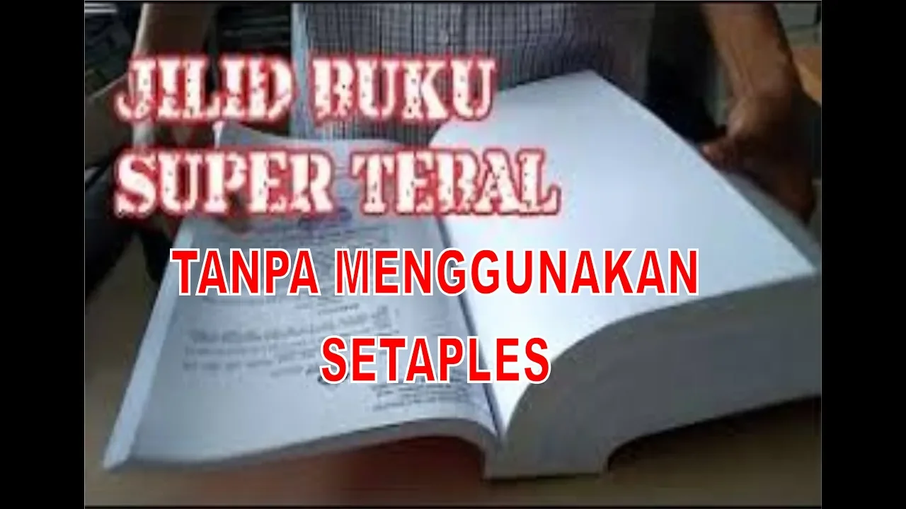 Cara Jilid Buku Tebal dengan Lem, cara jilid tebal , cara jilid skripsi tebal. 