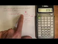 Atoms to moles - exponent division on a calculator