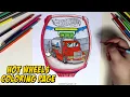 HOT WHEELS coloring page for kids cars Coloring tutorial for children