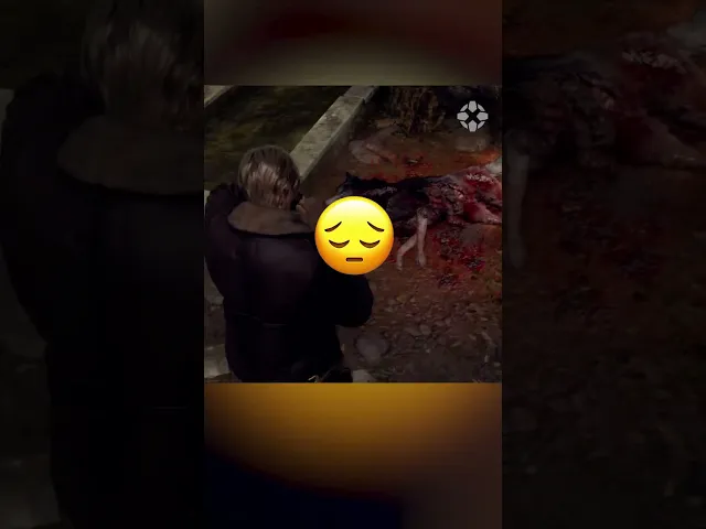 Resident Evil 4 Remake doesn't let you help the dog #residentevil4 #residentevil #remake #shorts