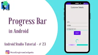 Progress Bar in Android II Android Studio Tutorial -
