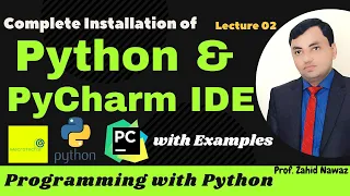 How to install Python and PyCharm IDE Urdu Hindi Lecture 2