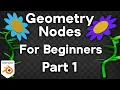 Geometry Nodes for Complete Beginners - Part 1 Blender Tutorial