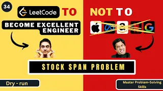 The Stock Span Problem Dry Run Stack Problem Progression90