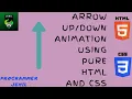 ARROW ANIMATION USING PURE HTML AND CSS