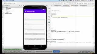 Registration and Login using SQLite Android Application Development
