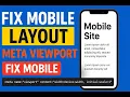The META VIEWPORT Fix You Need to Implement