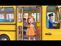 Be Careful On The Bus🚨🚌 | Wheels on the Bus Safety Song | Police Chase | Funny Kids Songs & Cartoon