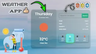 Weather App Project HTML CSS and JavaScript Step-by-Step Guide