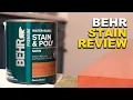 BEHR Stain Poly Review Does this stuff actually work