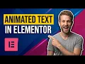 How To Add Animated Text In Elementor Easy Guide
