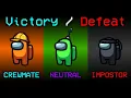 Among Us Victory Defeat Remake New Roles Fan-Made
