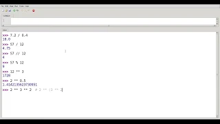 Chapter 2 Arithmetic operations in Python