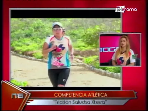Competencia atlética Triatlón Saludsa Xterra