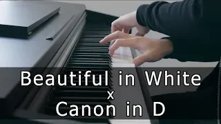 Download Beautiful in White x Canon in D (Piano Cover by Riyandi Kusuma) MP3