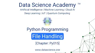 Python Programming for Beginners Py015 File Handling
