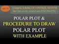 Lec-73 Procedure to Draw Polar Plots with Example Control System R K Classes Hindi