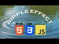 Create Stunning Ripple Effects on Your Website HTML CSS JS Tutorial Goal Byte