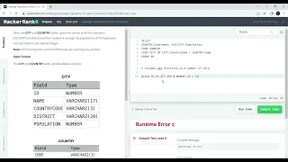 HackerRank SQL Average Population of Each Continent SQL Learning