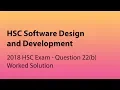SDD 2018 HSC Q22b Worked Solution Software Design and Development