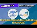 Lecture 9 How to Insert Uploaded Image in Database in PHP MySQL