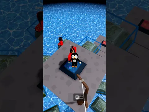 Walter Teamwork Obby with Baby Penguin #shorts #roblox #babypenguins