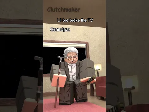 Lil bro broke the TV 💀 #shorts #robloxanimation #roblox #fypp #memes