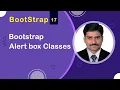 Bootstrap Alert Box Classes - Bootstrap5 Tutorial 17