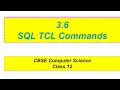 3 6 SQL TCL Commands